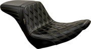 Le Pera Kickflip Seat - Black Vinyl, Double Diamond