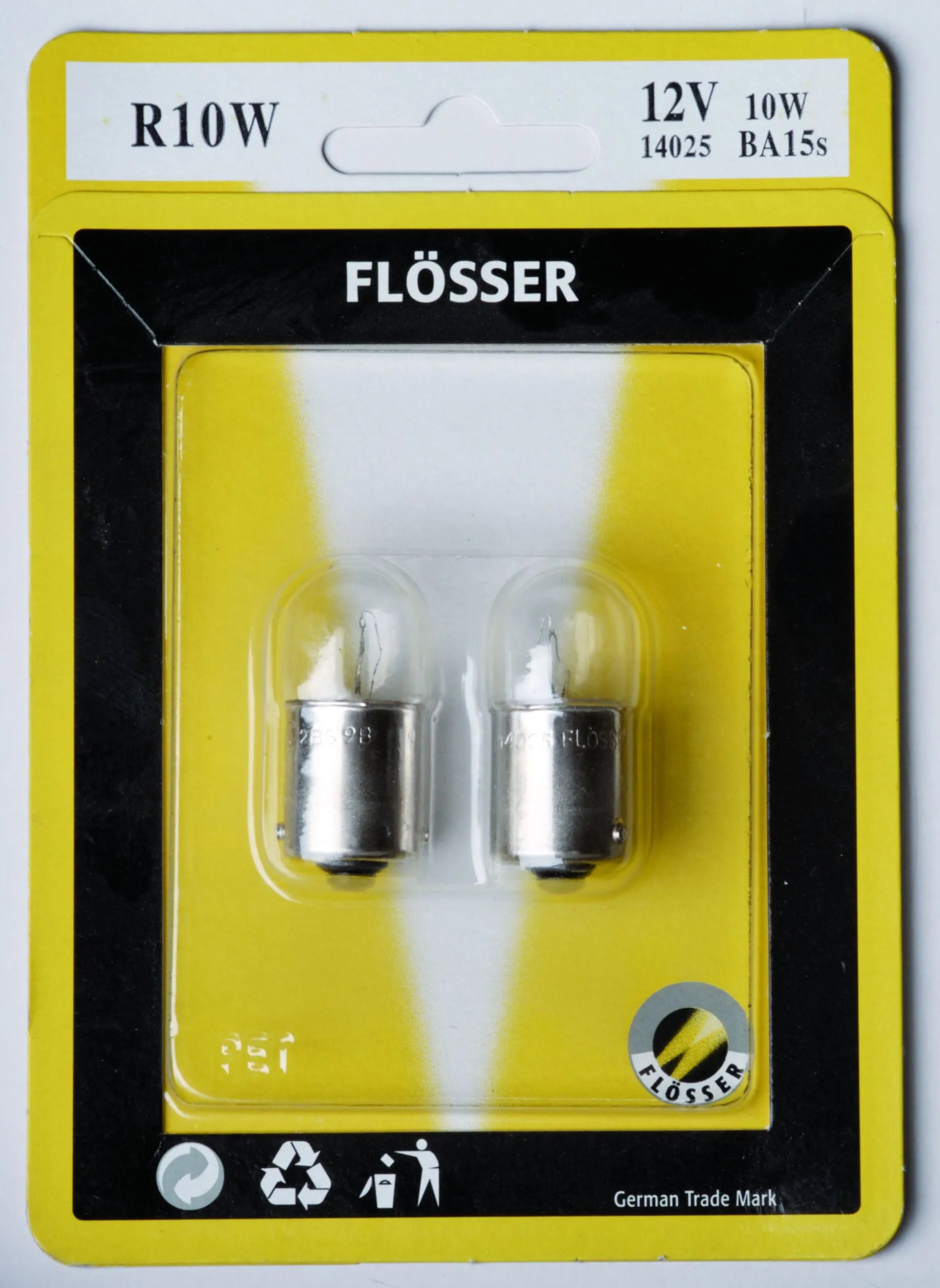 Flosser 1156 Ba15s 12v 10w Filament Bulb