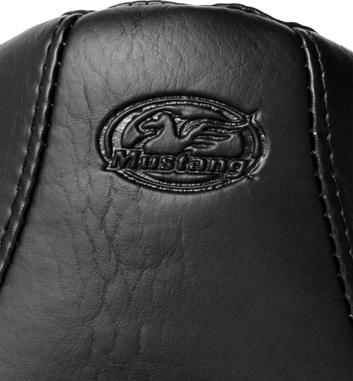 Mustang Solo Seat - Black Vinyl Comfort