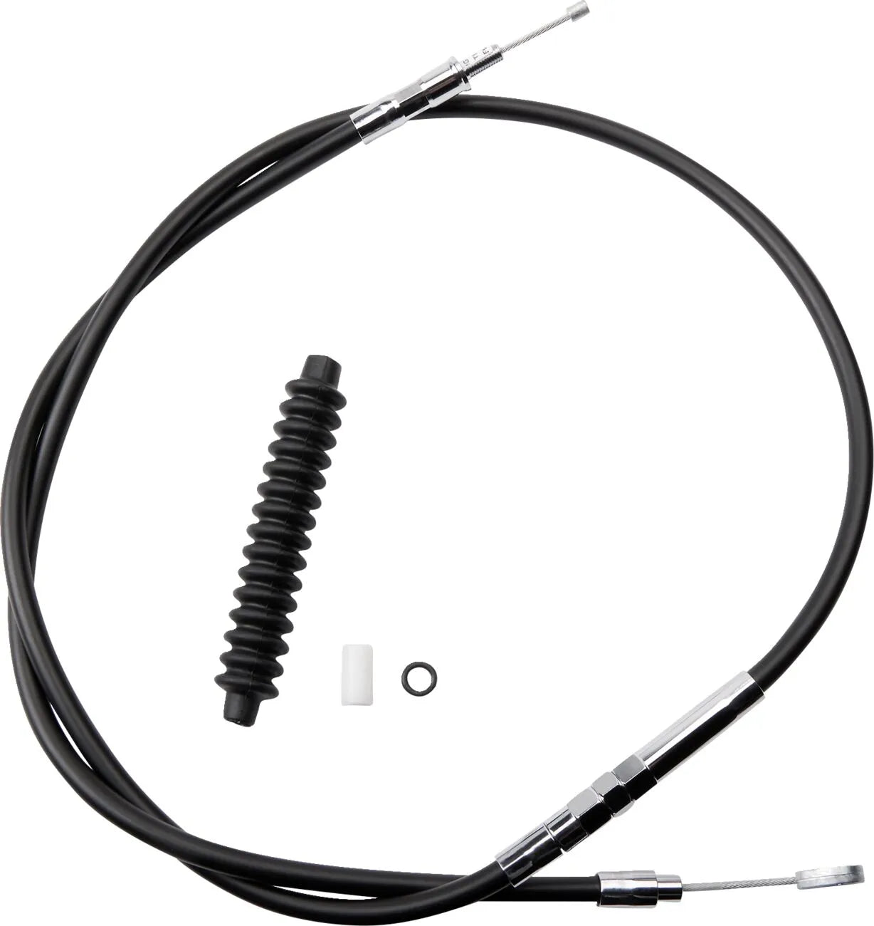Drag Specialties High-efficiency Clutch Cable - Black Vinyl