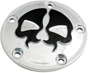 Drag Specialties Split Skull Points Cover Chrome