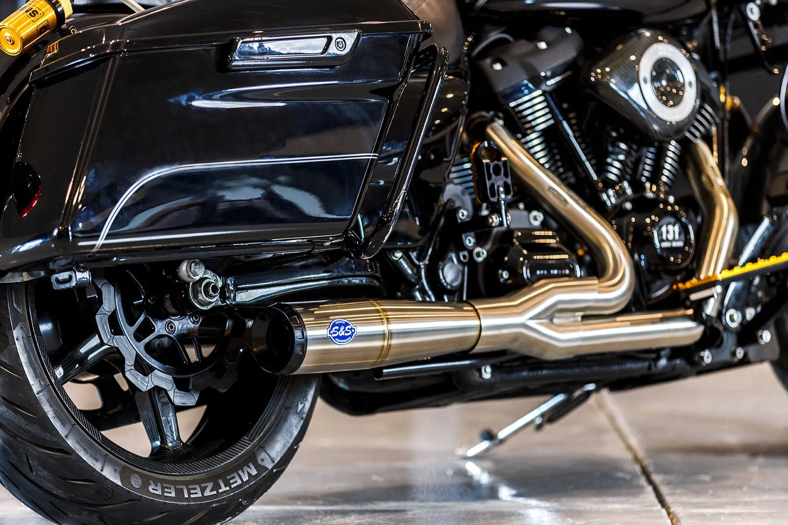 S&s Cycle 2-into-1 Diamondback Exhaust System