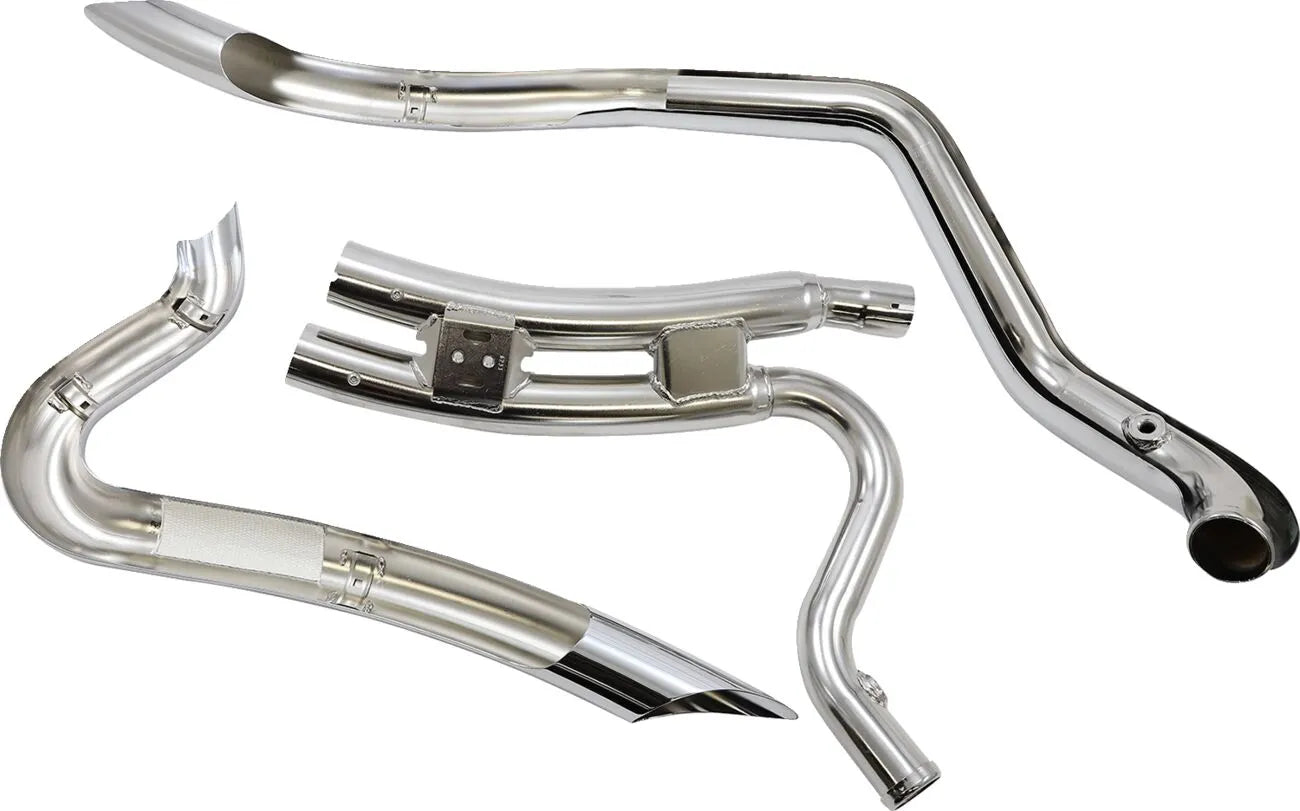Cobra Speedster Swept Short Exhaust System Chrome