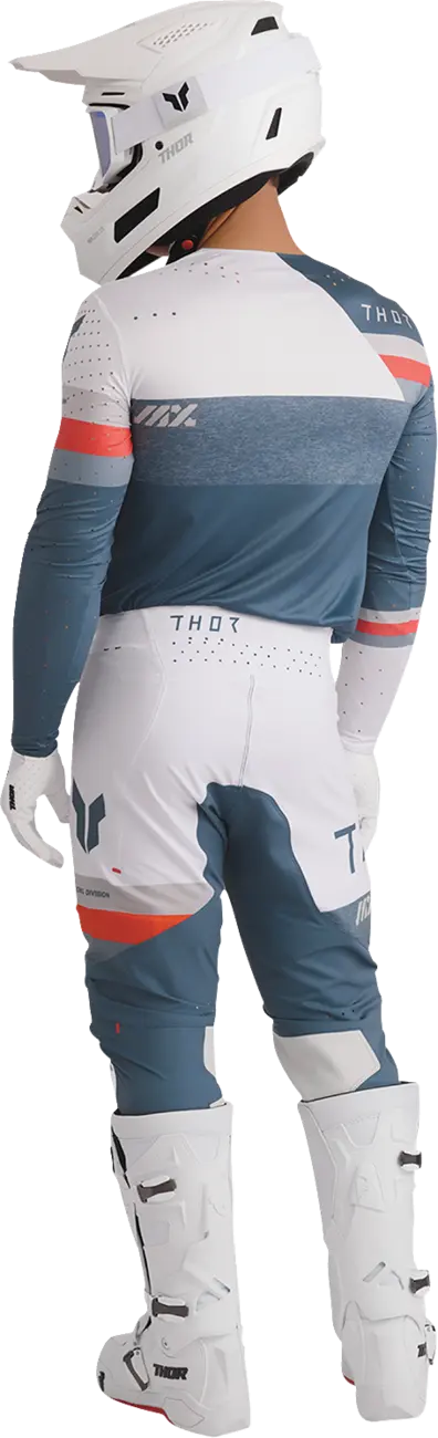 Thor Sportmode League Pants - Blue/Light Gray/Red/White