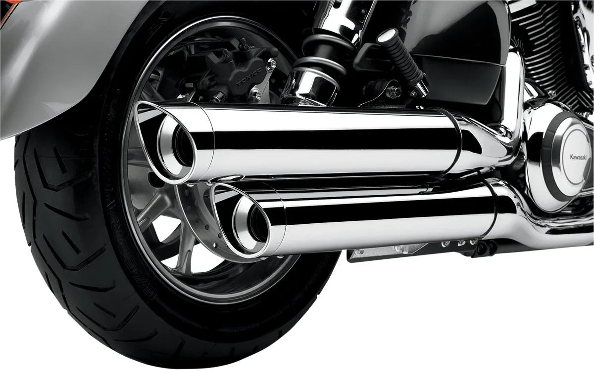 Cobra Scalloped Tip Slip-on Mufflers For Custom Bikes