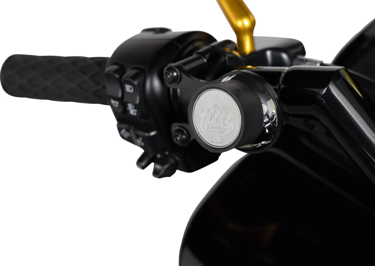 Arlen Ness Diamond Grips - Black/gold