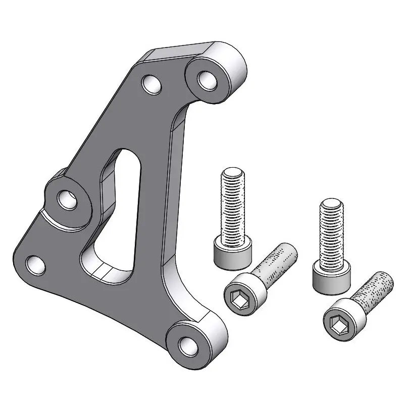 Moto-master Brake Caliper Relocation Bracket For 300mm Rotors