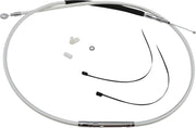 Magnum Shielding Clutch Cable For Harley Davidson - Braided Chrome