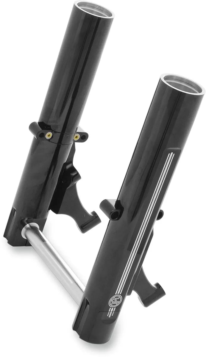Performance Machine Fork Leg Kit Dual Disc Black