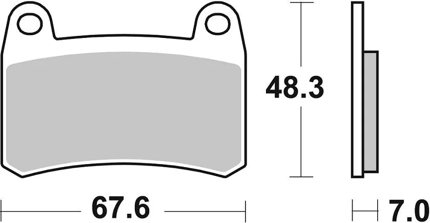 Sbs Hs Street Excel Sintered Front Brake Pads