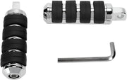 Drag Specialties Foot Pegs - Chrome & Black