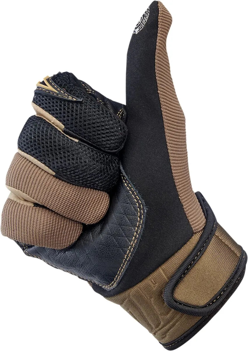 Biltwell Baja Gloves Motocross Inspired - Black/Chocolate