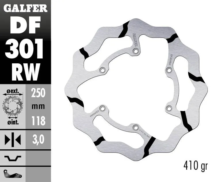 Galfer Wave Brake Rotor For Motorcycles