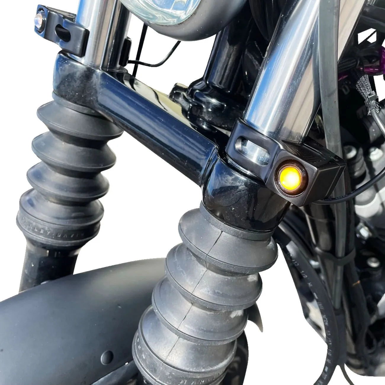 Joker Machine Fork Mount Turn Signals - 39mm