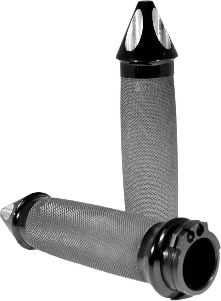 Avon Grips Custom Spike End Grips - Black