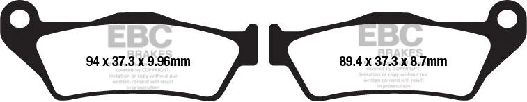 Ebc Vee Semi-sintered Brake Pads