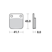 Moto-master Racing Brake Pads For Offroad - Sintered
