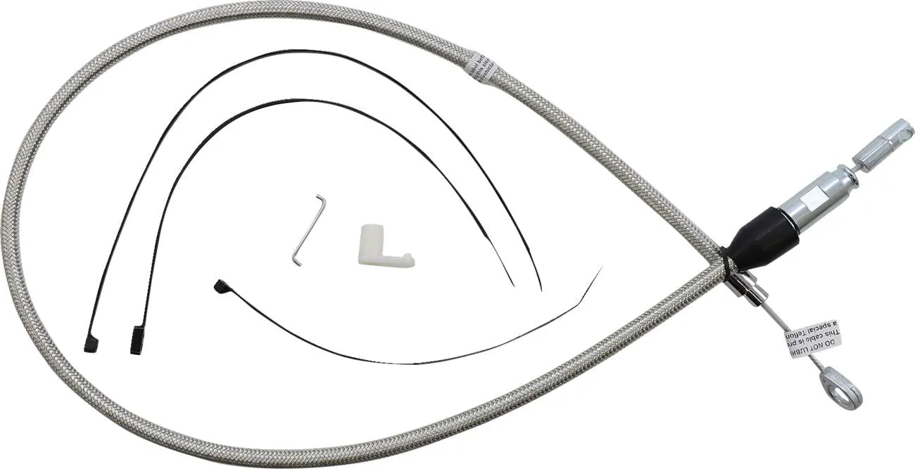 Magnum Shielding Polished Clutch Cable Quick Connect Upper