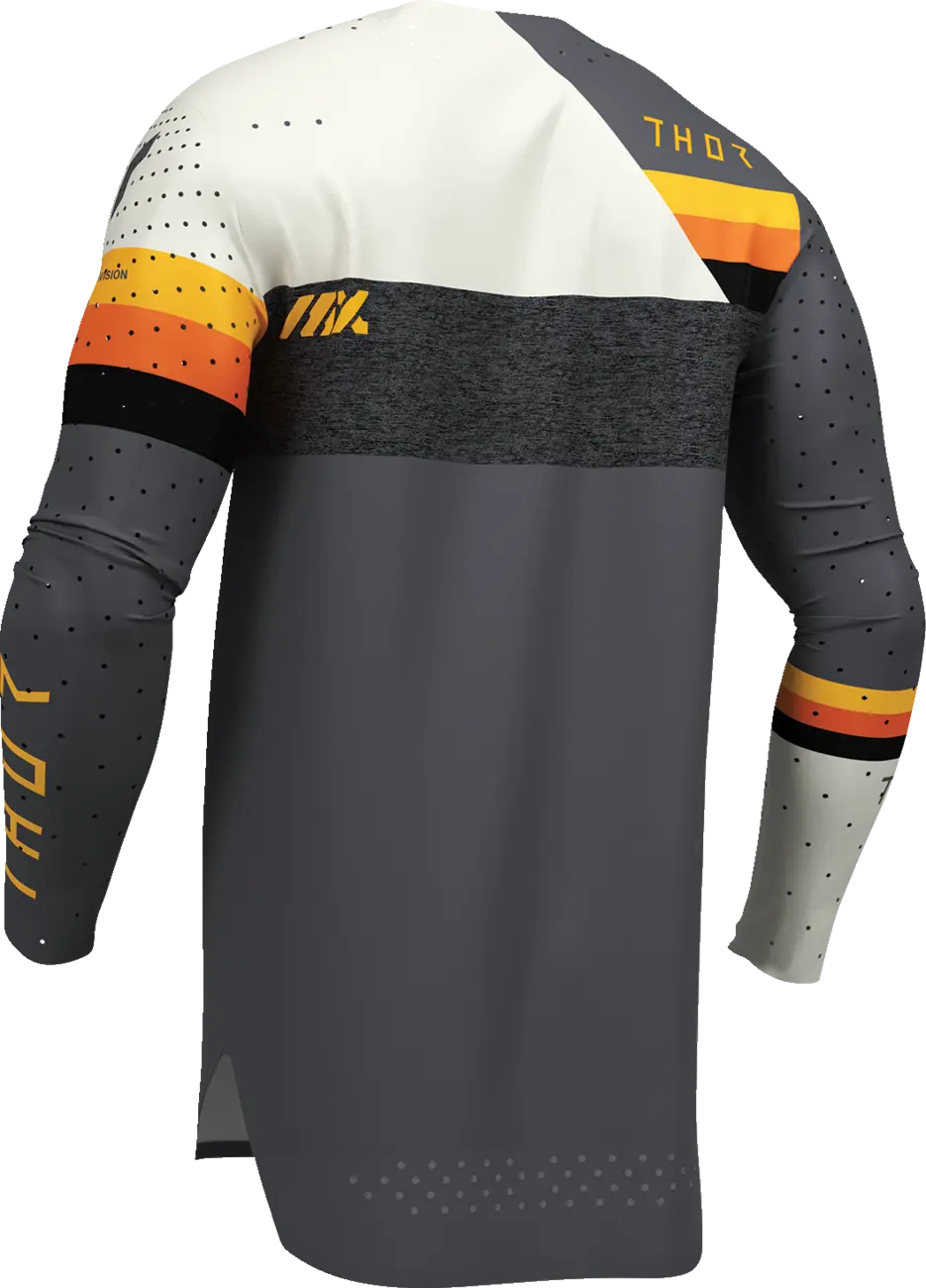 Thor Sportmode League Jersey - Yellow/White/Orange/Charcoal Gray