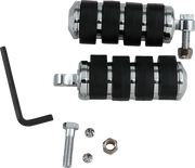 Kuryakyn Iso Pegs - Chrome & Black