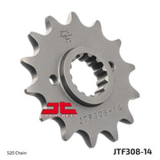 Jt Sprockets Front Sprocket - 520 Chain, 14 Tooth