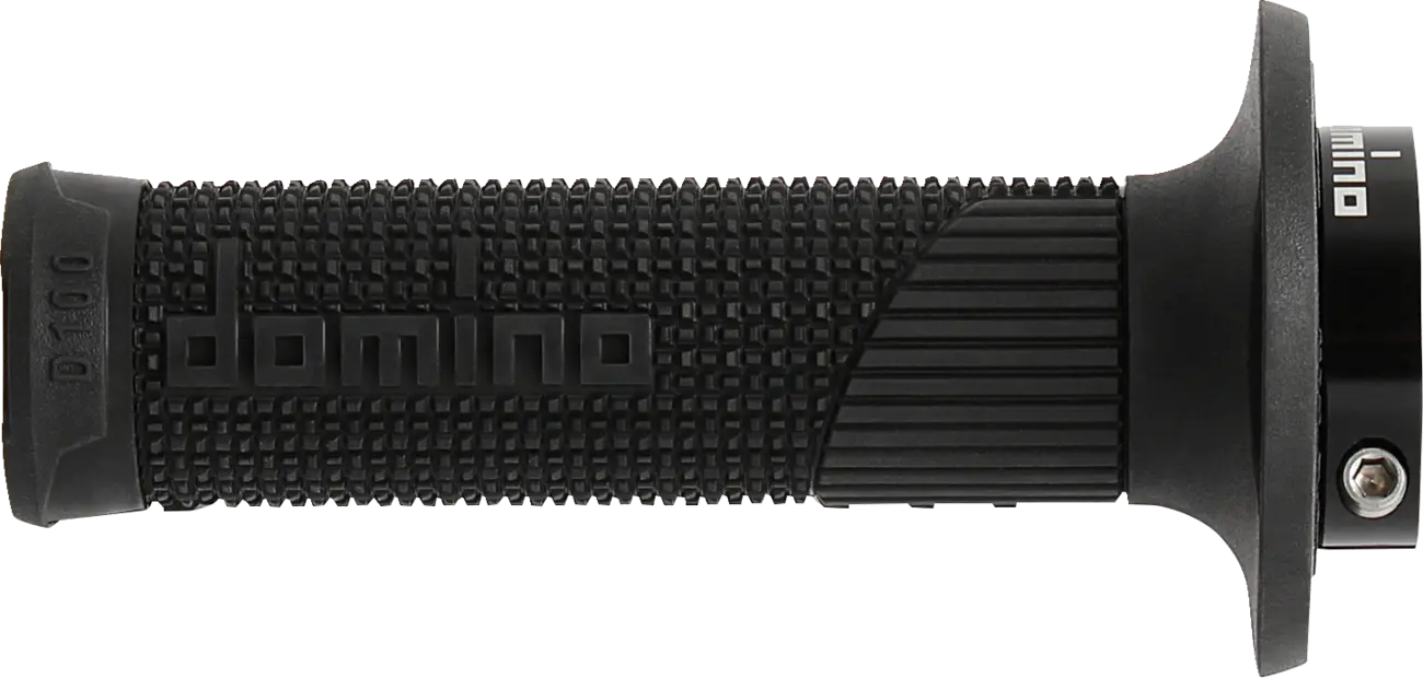 Domino D100 D-lock Grips - Black 7/8"