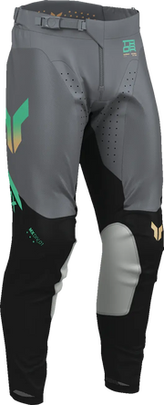 Thor Launchmode Air Raptor Racewear Pants - Black/Green/Orange/Charcoal Gray