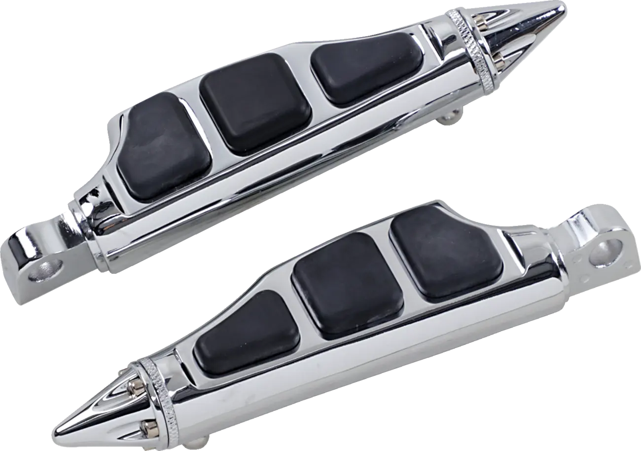 Kuryakyn Stiletto Pegs - Chrome & Black