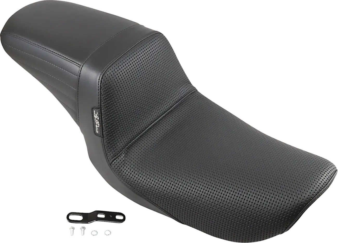 Le Pera Kickflip Seat - Black Basketweave Vinyl
