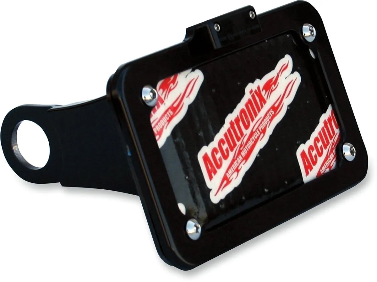 Accutronix Side Mount License Plate With Led Light