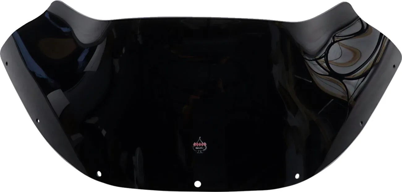 Klock Werks Flare Windshield - Black, 9"