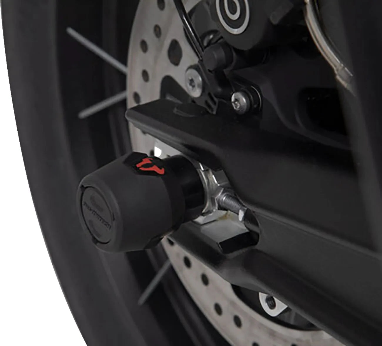 Sw-motech Rear Axle Slider - Enhanced Protection