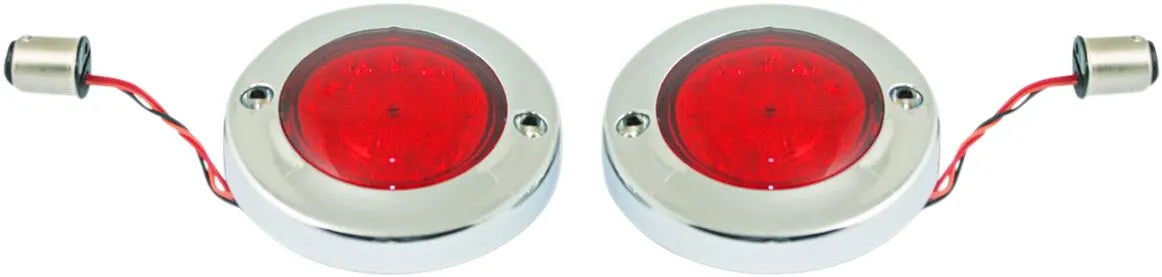 Custom Dynamics Probeam Led Turn Signals - Chrome/red