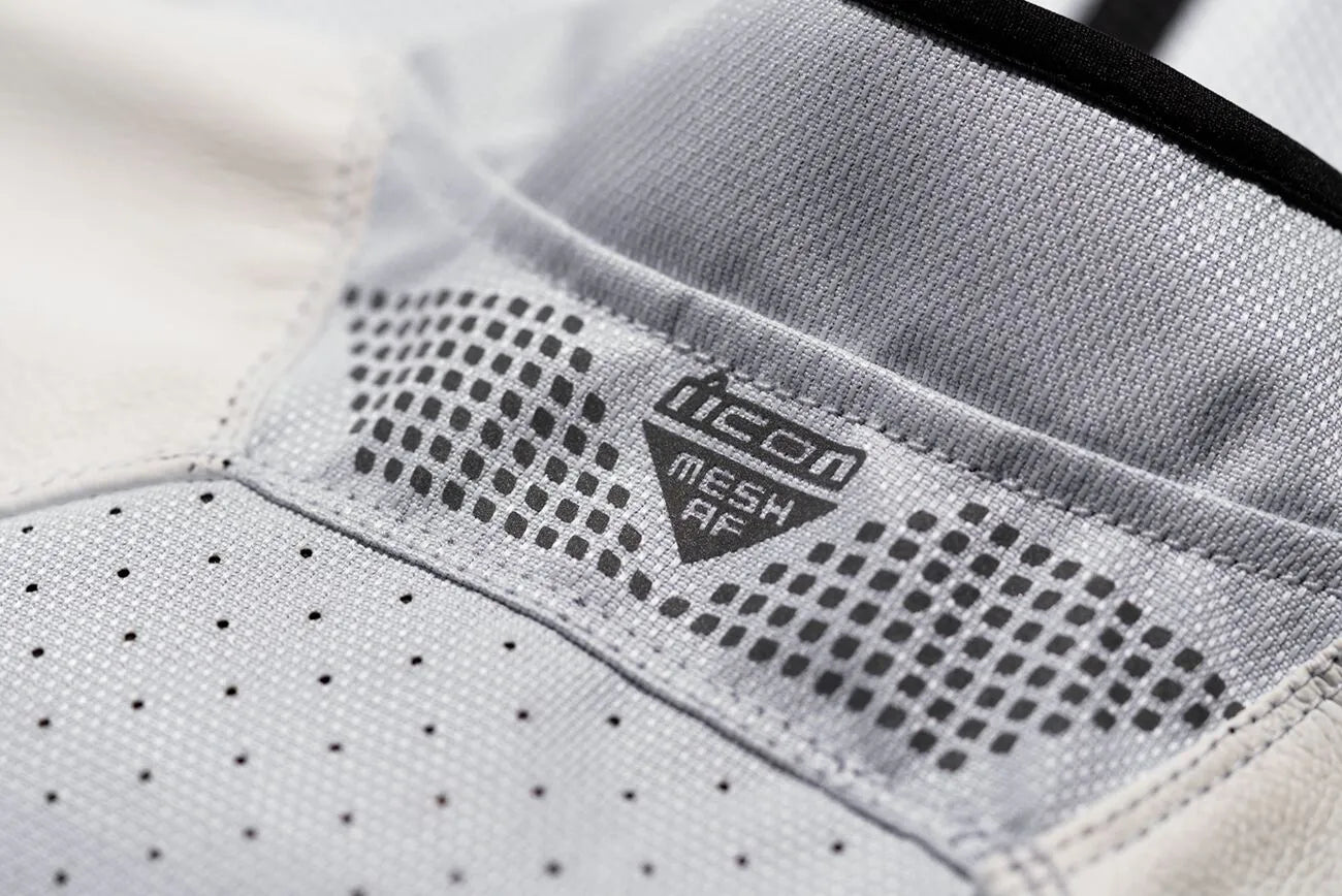 Icon Mesh Af™ Leather Jacket - Black/White