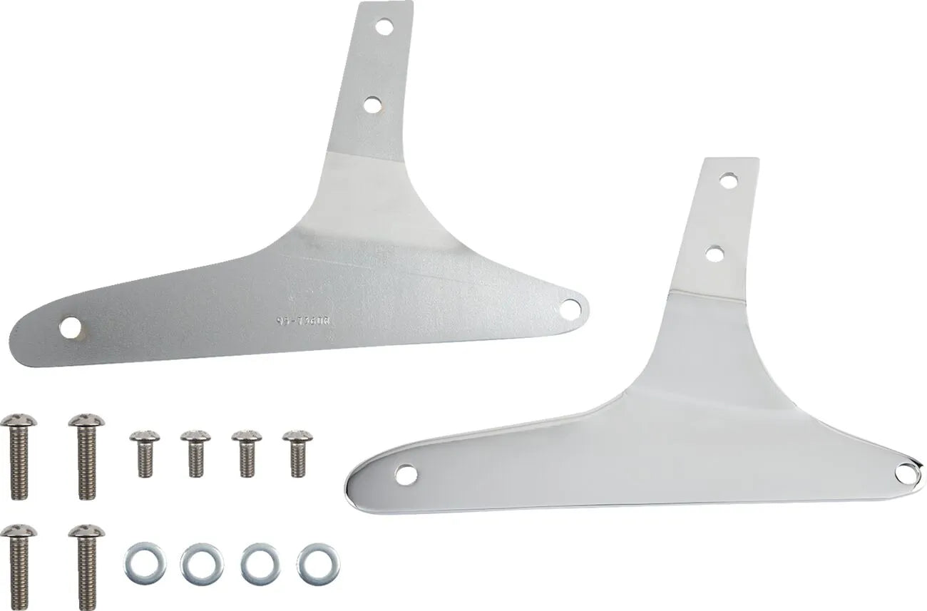 Cobra Square Sissy Bar - Chrome Backrest