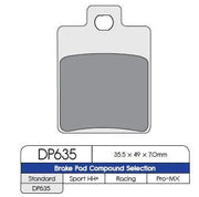 Dp Brakes Standard Sintered Metal Brake Pads