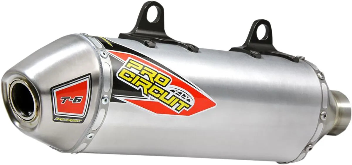 Pro Circuit T-6 Slip-on Silencer With Spark Arrestor