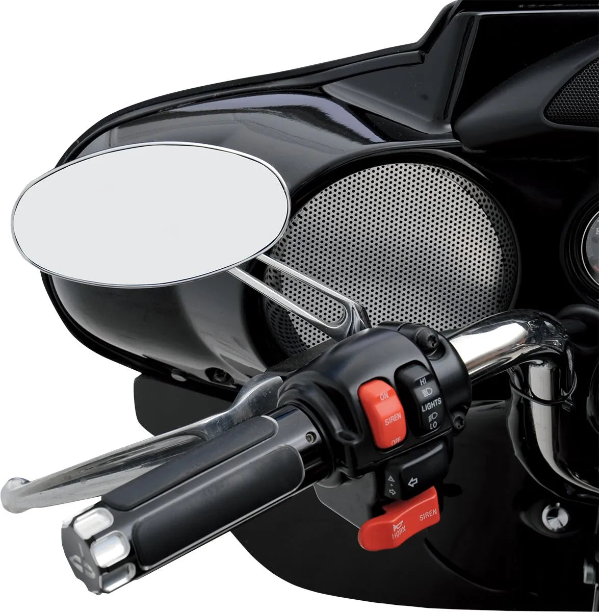 Drag Specialties Stealth I Mirror Chrome