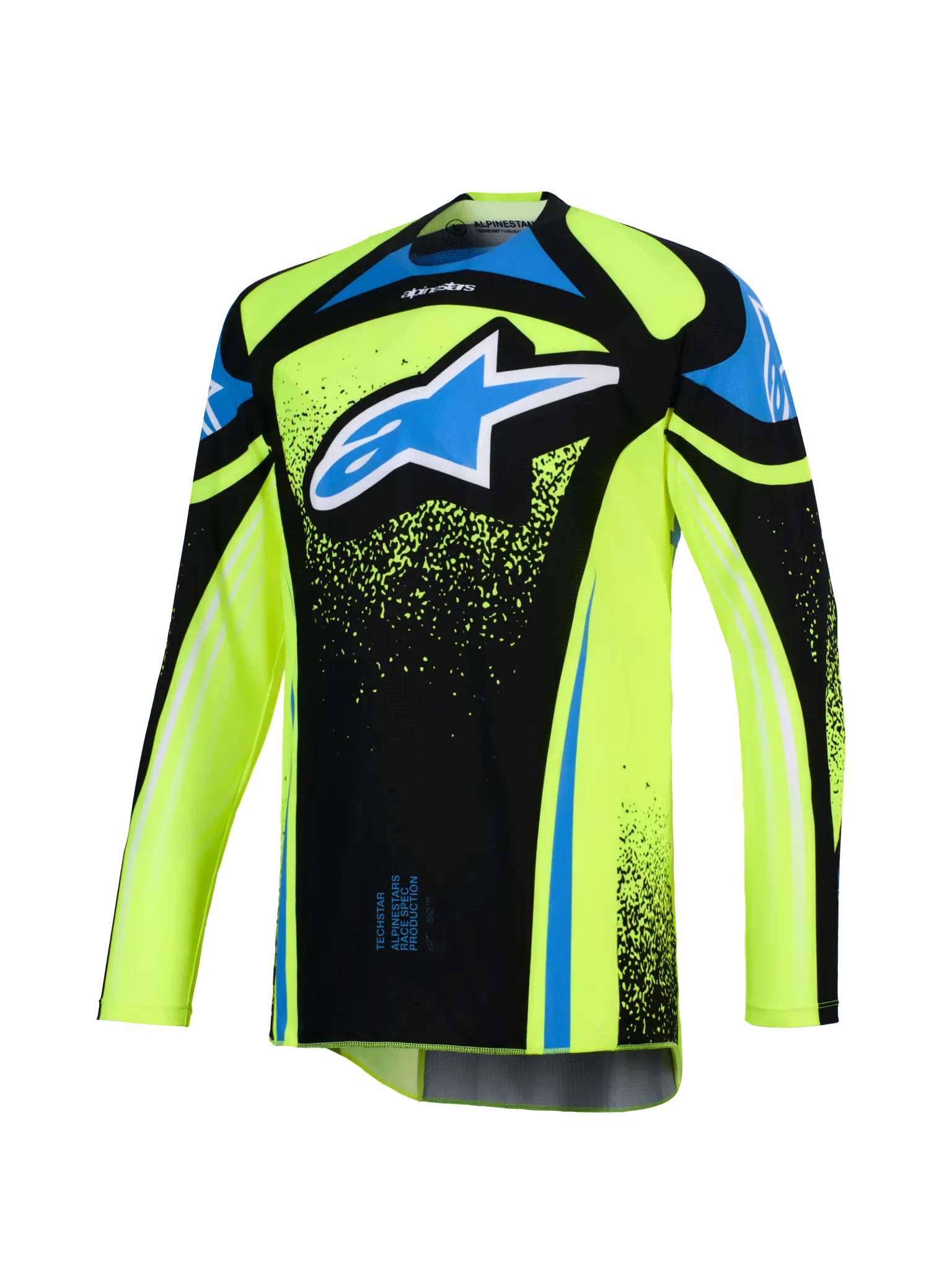 Alpinestars Techstar Nomur Jersey - Blue/Yellow/Navy