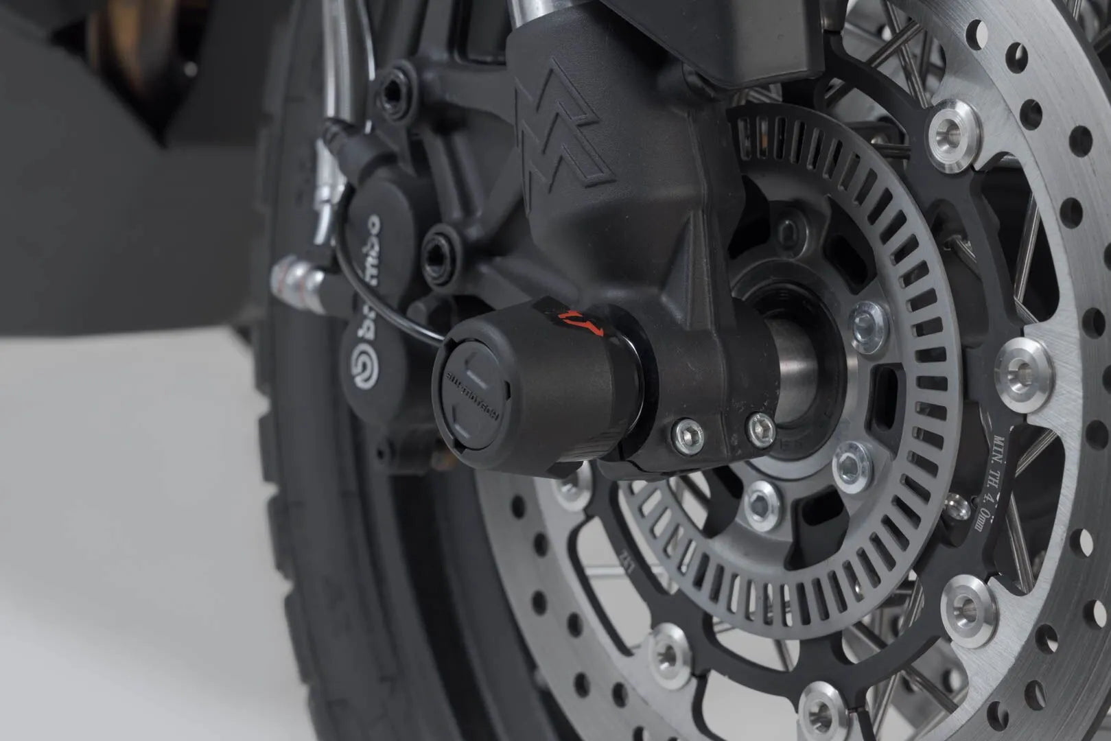 Sw-motech Front Axle Slider Set For Motorcycle Front Axles