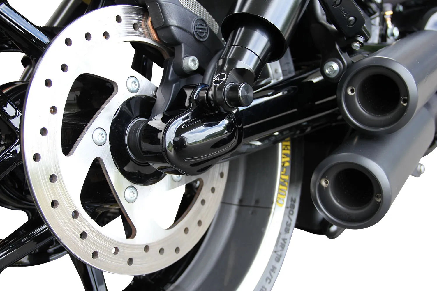 Cult Werk Black Aluminum Axle Cover