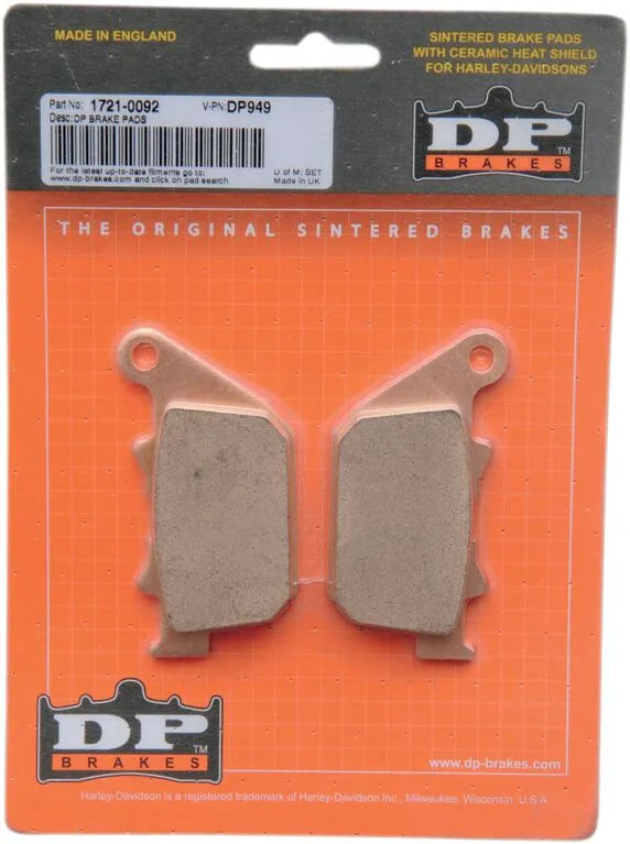 Dp Brakes Sintered Metal Brake Pads For Harley-davidson/buell