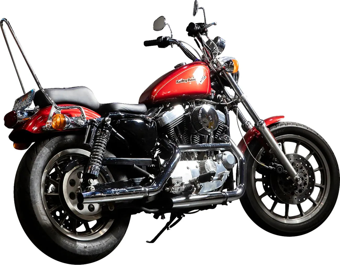 Biltwell Exfil Sissy Bar - Chrome Steel