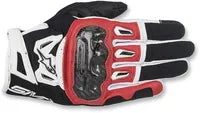 Alpinestars Smx-2 Air Carbon V2 Leather Gloves - Black/Red/White