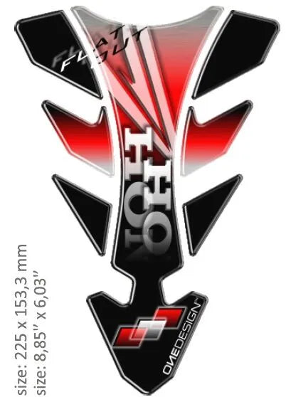 Onedesign Resin Tank Pad For Honda Motorcycles