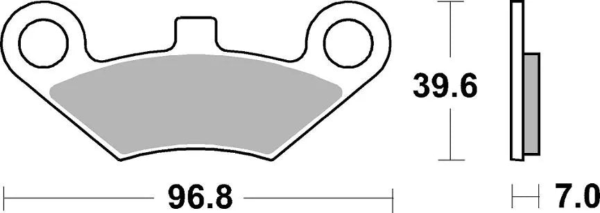 Sbs Si Offroad Sintered Brake Pads Set