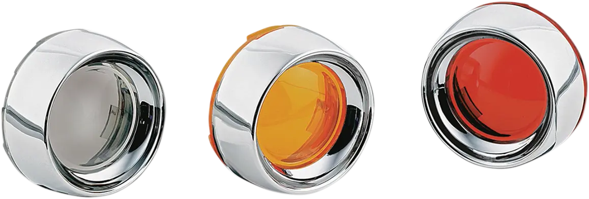 Kuryakyn Deep-dish Bezels - Bullet Turn Signals