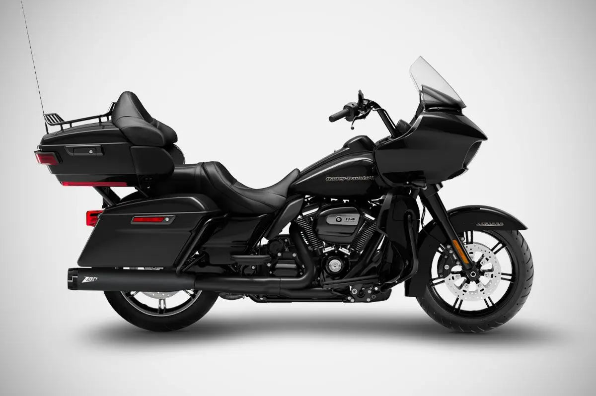 Zard 4.33" Slip-ons Flat Muffler For Hd-touring E3