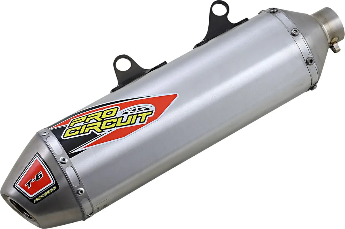 Pro Circuit T-6 Muffler Stainless Steel Slip-on