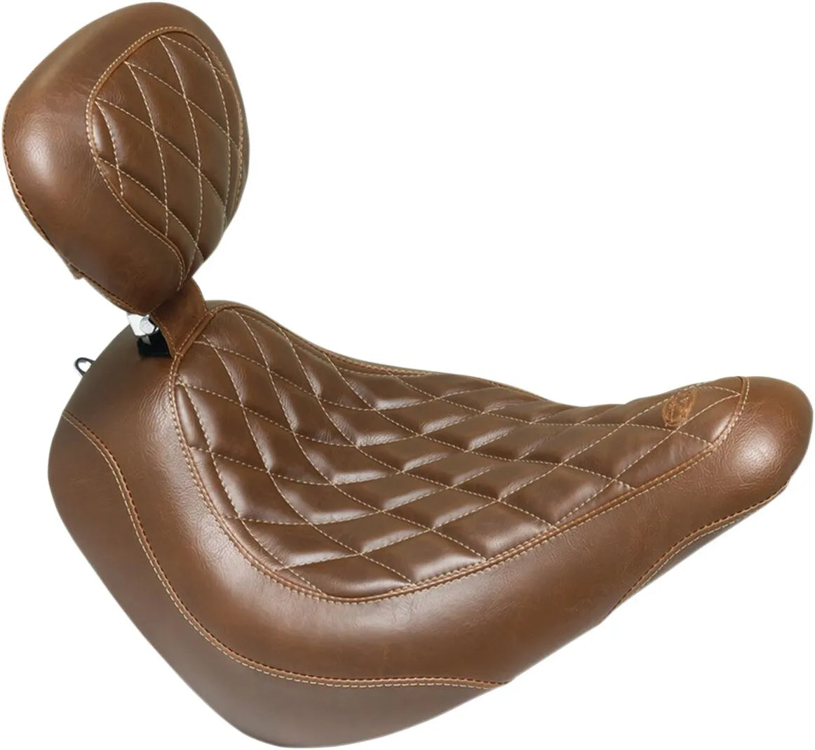 Mustang Wide Tripper Solo Seat - Brown